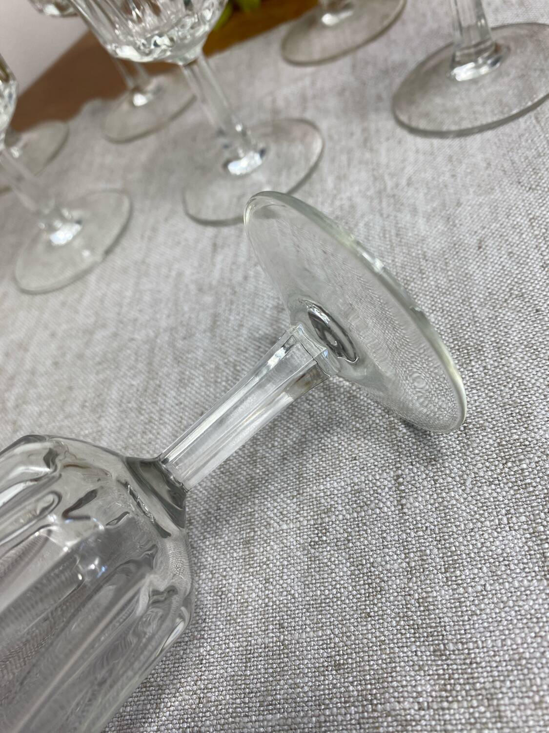 Vintage stemmed glasses, Régence Luminarc
