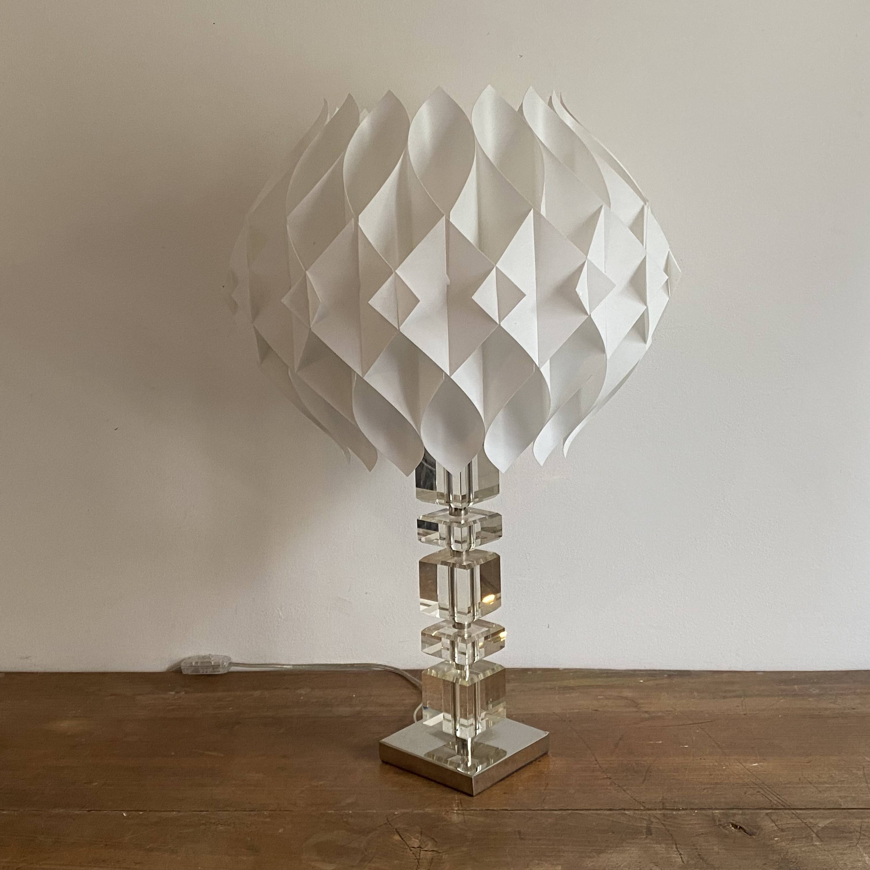 Vintage Butterfly lamp. 1970. Space age.