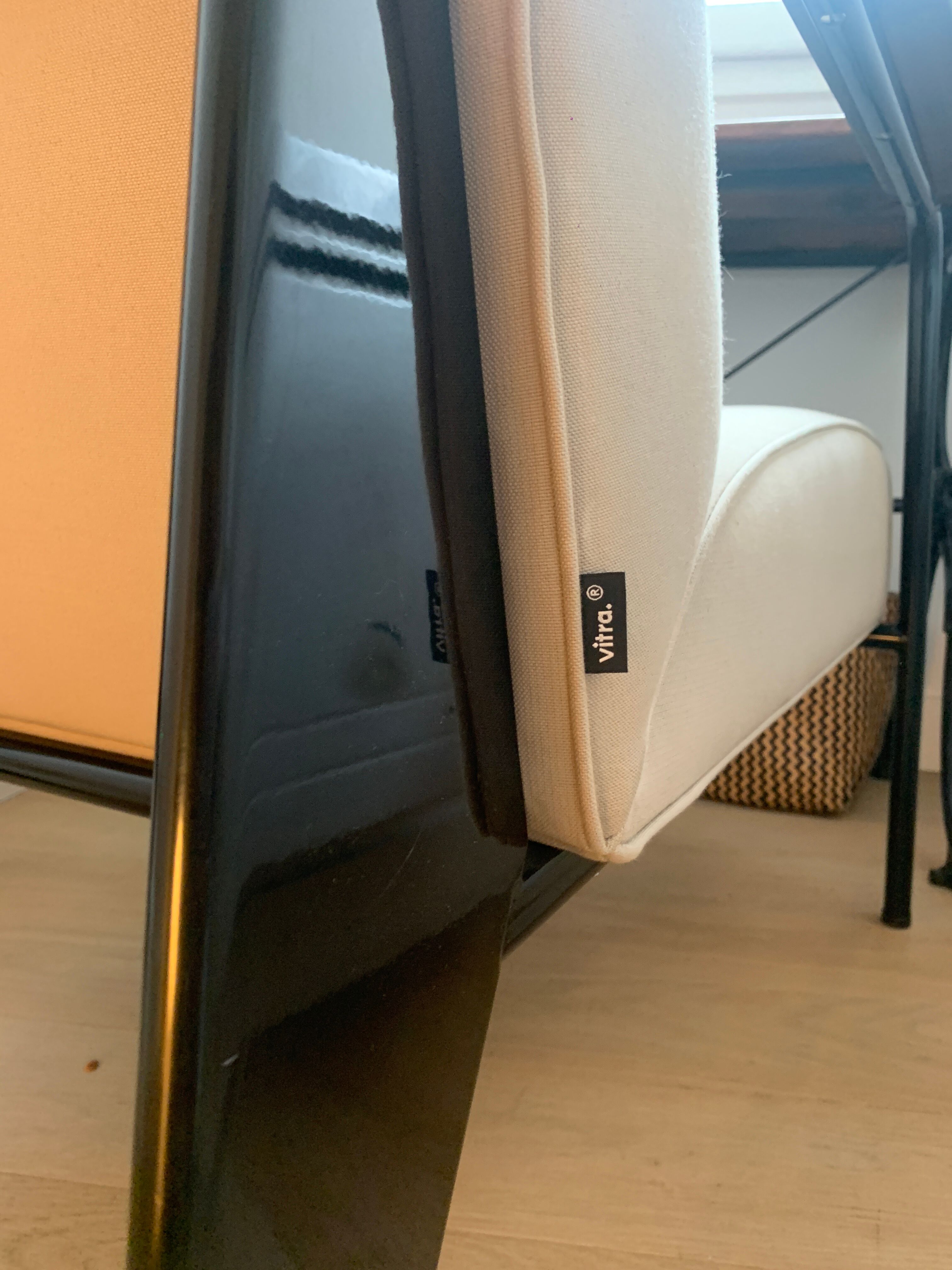 Lounge armchair by Jean Pouvé edited by Vitra