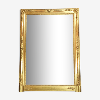 Mirror 142x102 19th era gilding gold leaf