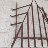 Old wrought iron canopy