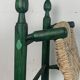 Fauteuil bas en paille de jonc français dans le style de Charles Dudouyt, années 1950