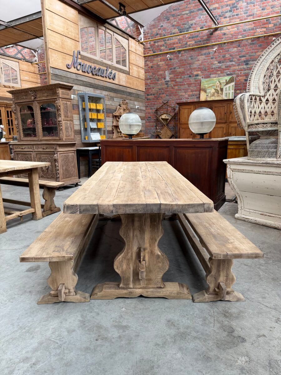 Monastery table and its 2 benches