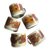 Set of 5 Weidmann cups