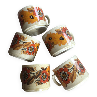Set of 5 Weidmann cups