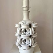 Lampe en céramique de poterie danoise, années 1960