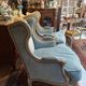 Pair of Louis XV style armchairs