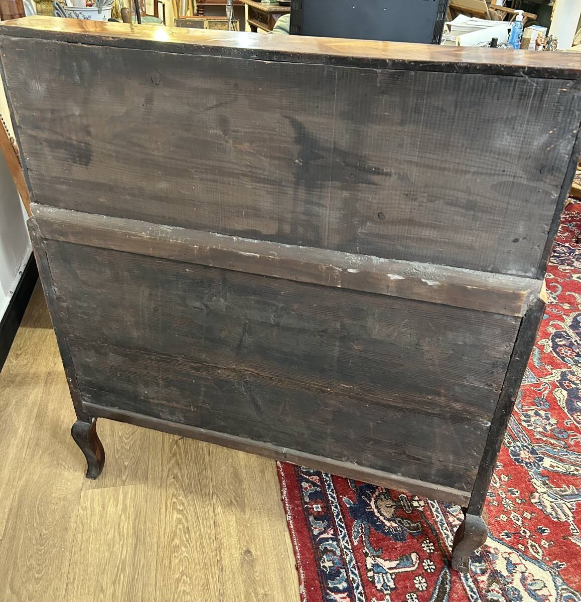 Secretary in rosewood marquetry, transition between Louis XV and Louis XVI.