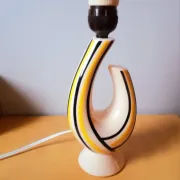 Lampe en céramique 1950