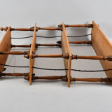 Wall shelf XIXth turned wood