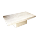 Italian travertine coffee table