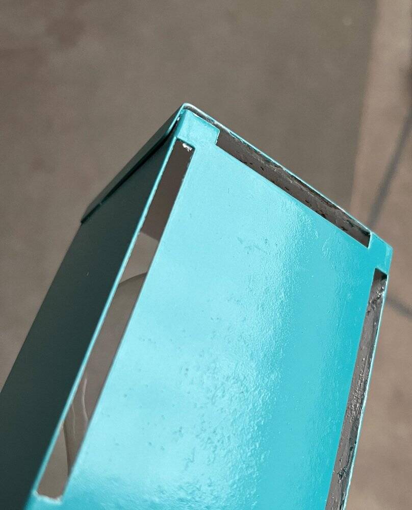 Lampe de table minimaliste de l'ère spatiale allemande du milieu du siècle par Hoffmeister Leuchten, années 1960