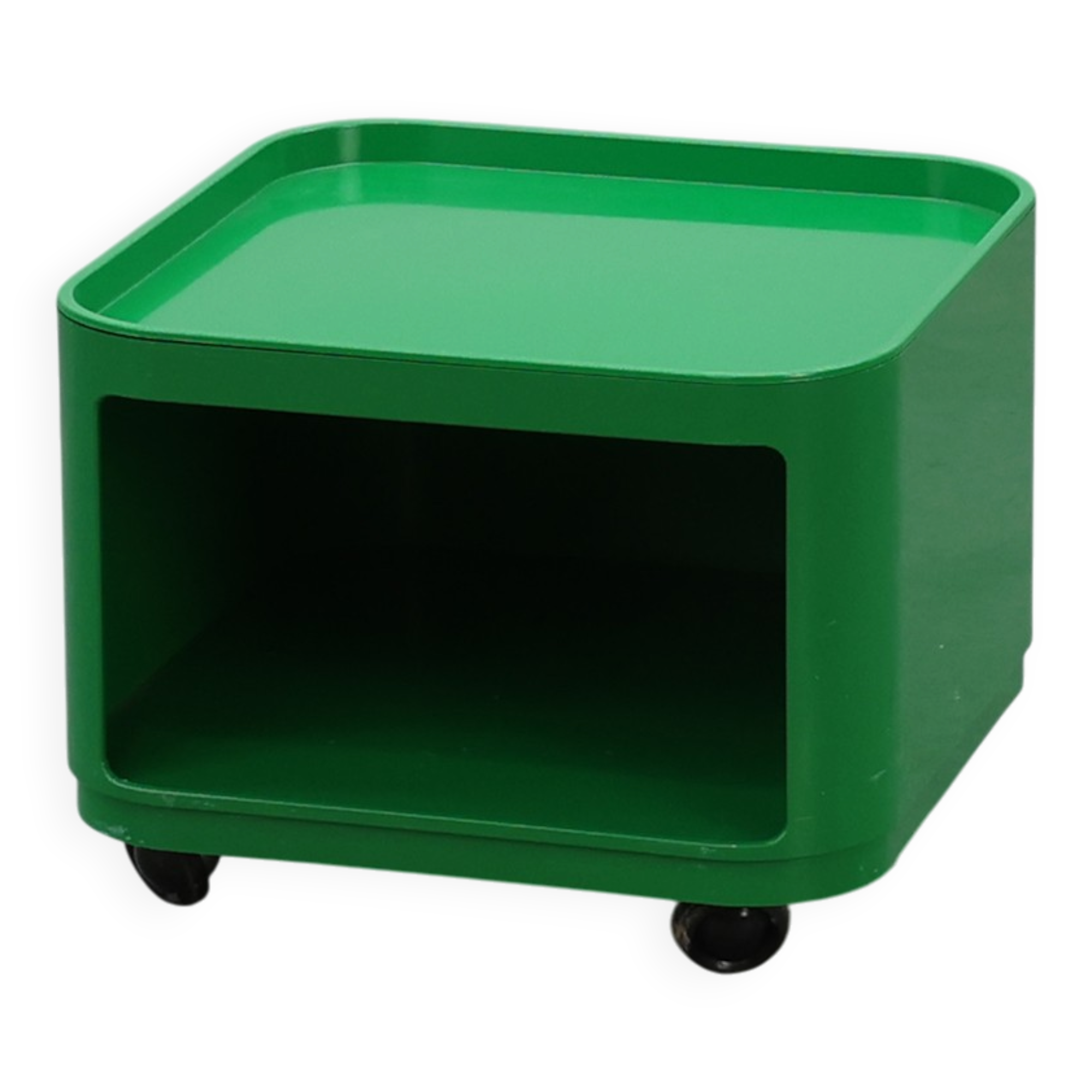 Unité de rangement verte Kartell Modèle 4970 par Anna Castelli Ferrieri, Italie 1970