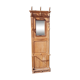 Old solid oak coat holder