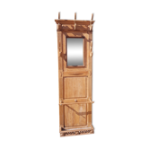 Old solid oak coat holder