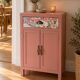 Blush pink accent furniture