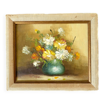 Painting bouquet of flowers
