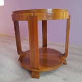 Round art deco coffee table