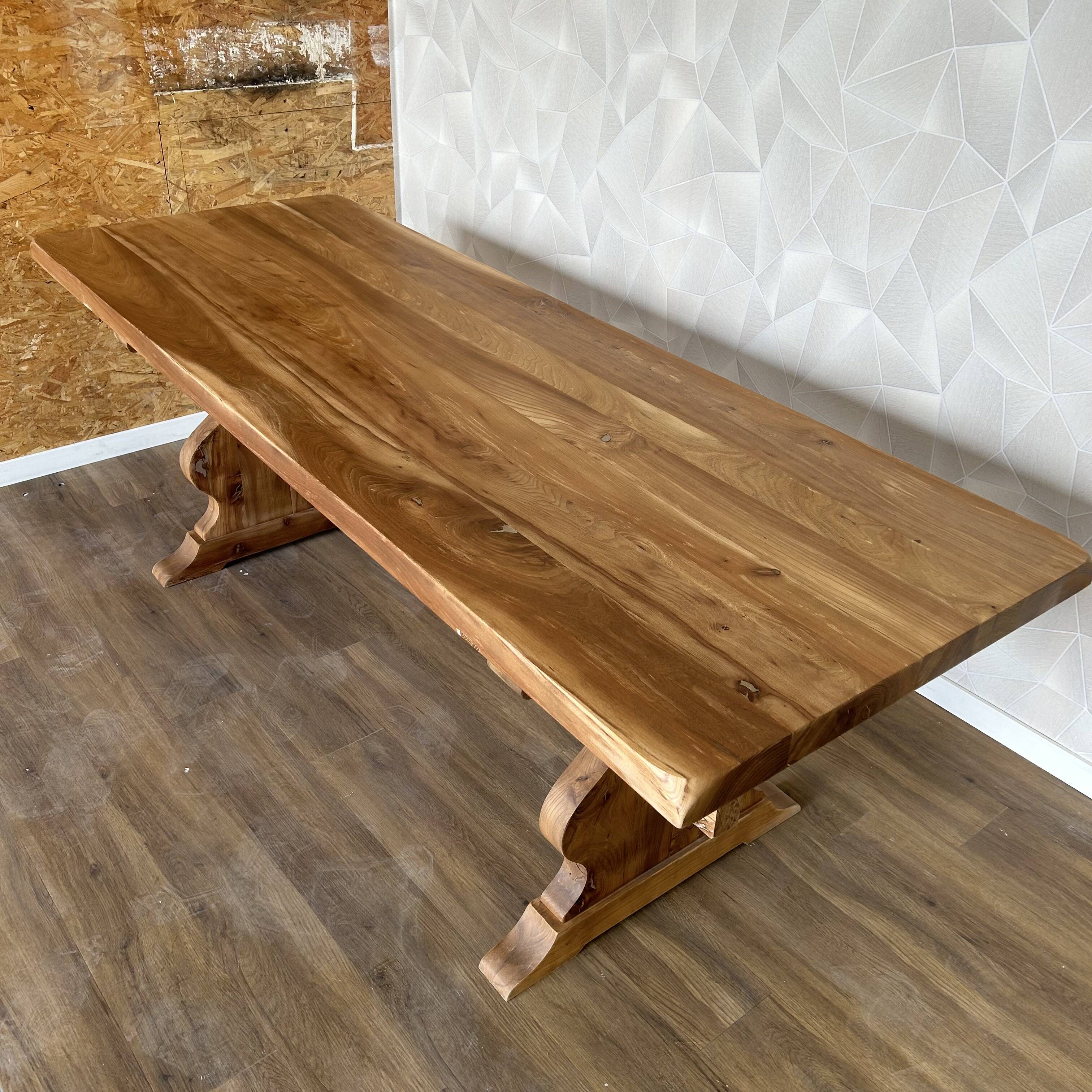 Rare solid wood farm table