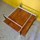 Vintage coffee table with travertine top, 1960s.