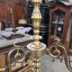 Brass floor lamp