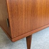 Armoire vitrine et secrétaire en palissandre années 50/60