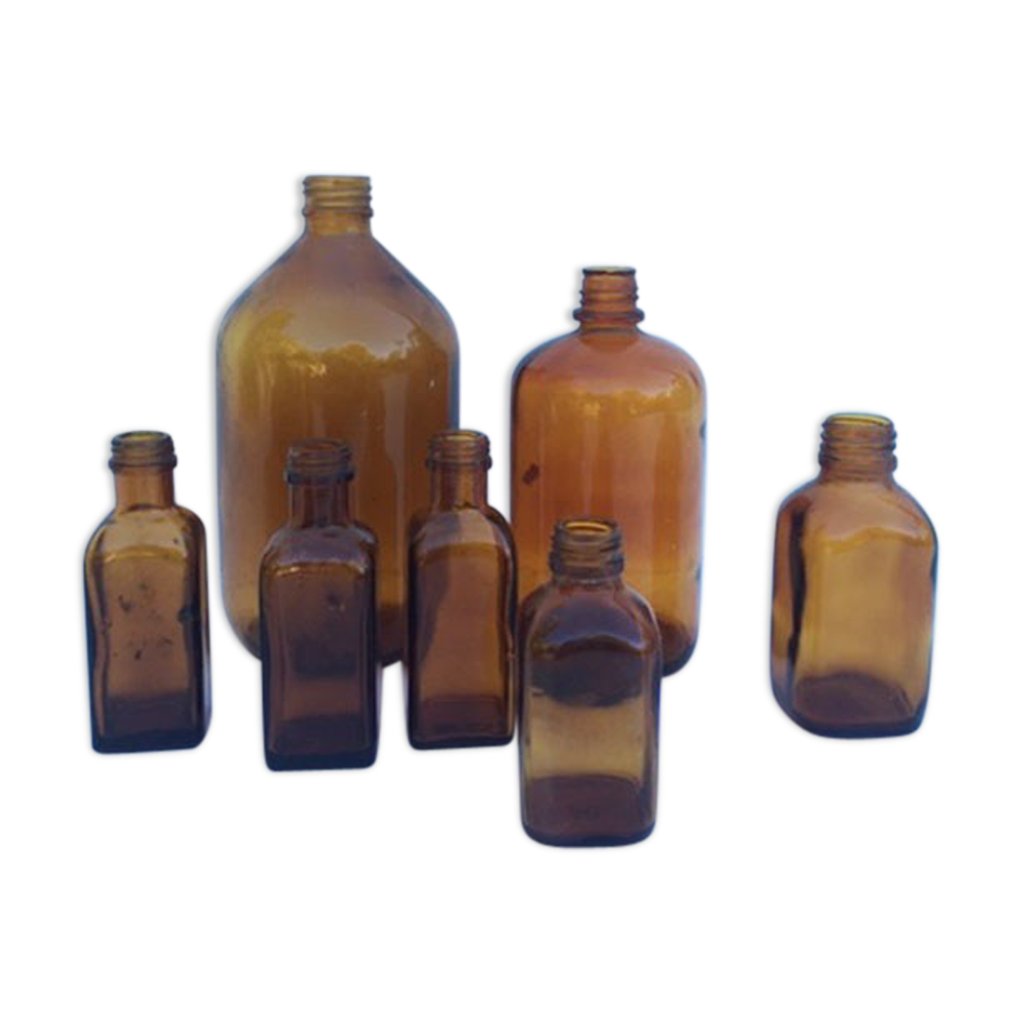 Set of 7 mini bottles