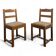 Pair of oak chairs from the 1940s