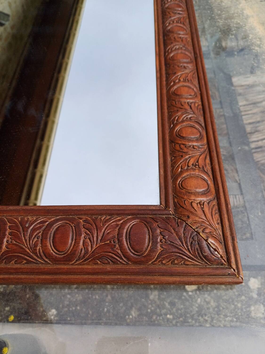 Miroir en chêne
