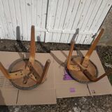 Pair of stools tripod