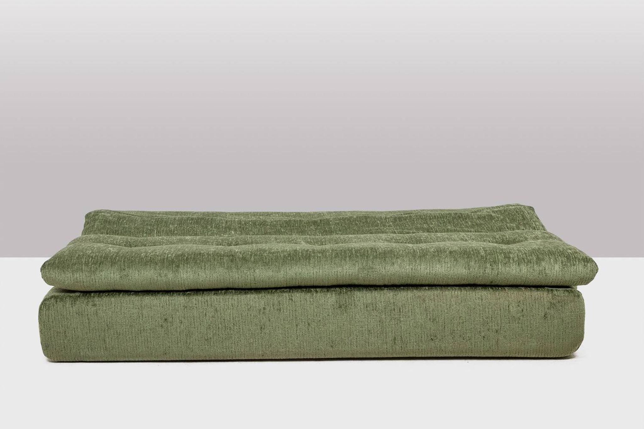 Airborne. Green velvet sofa bed. 1970s.