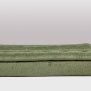 Airborne. Green velvet sofa bed. 1970s.