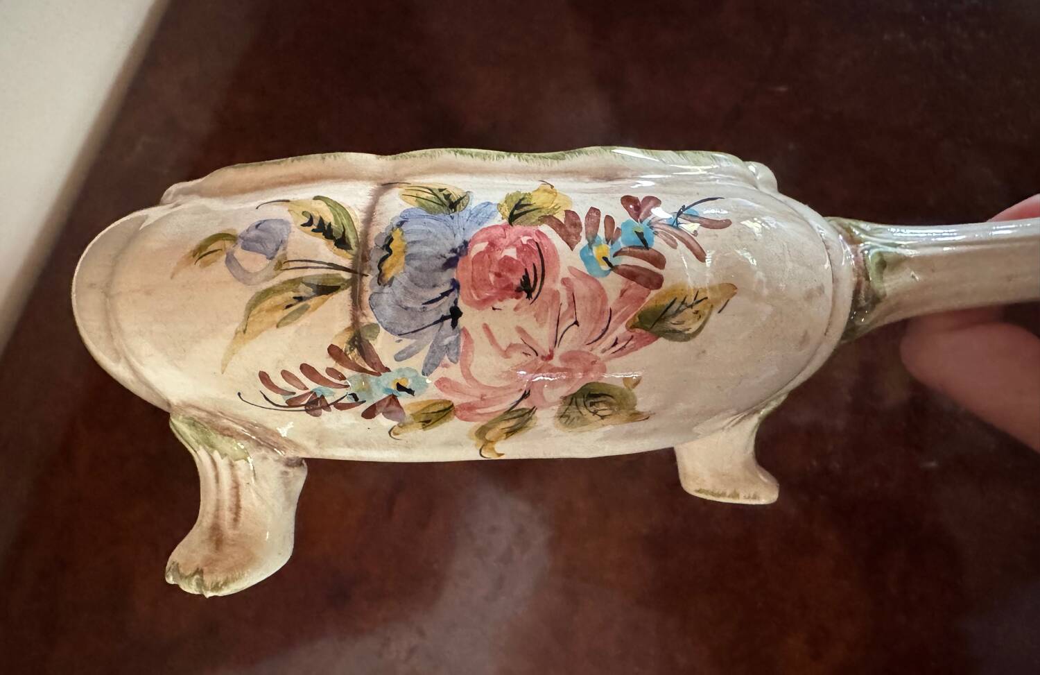 Antique ceramic flower vase