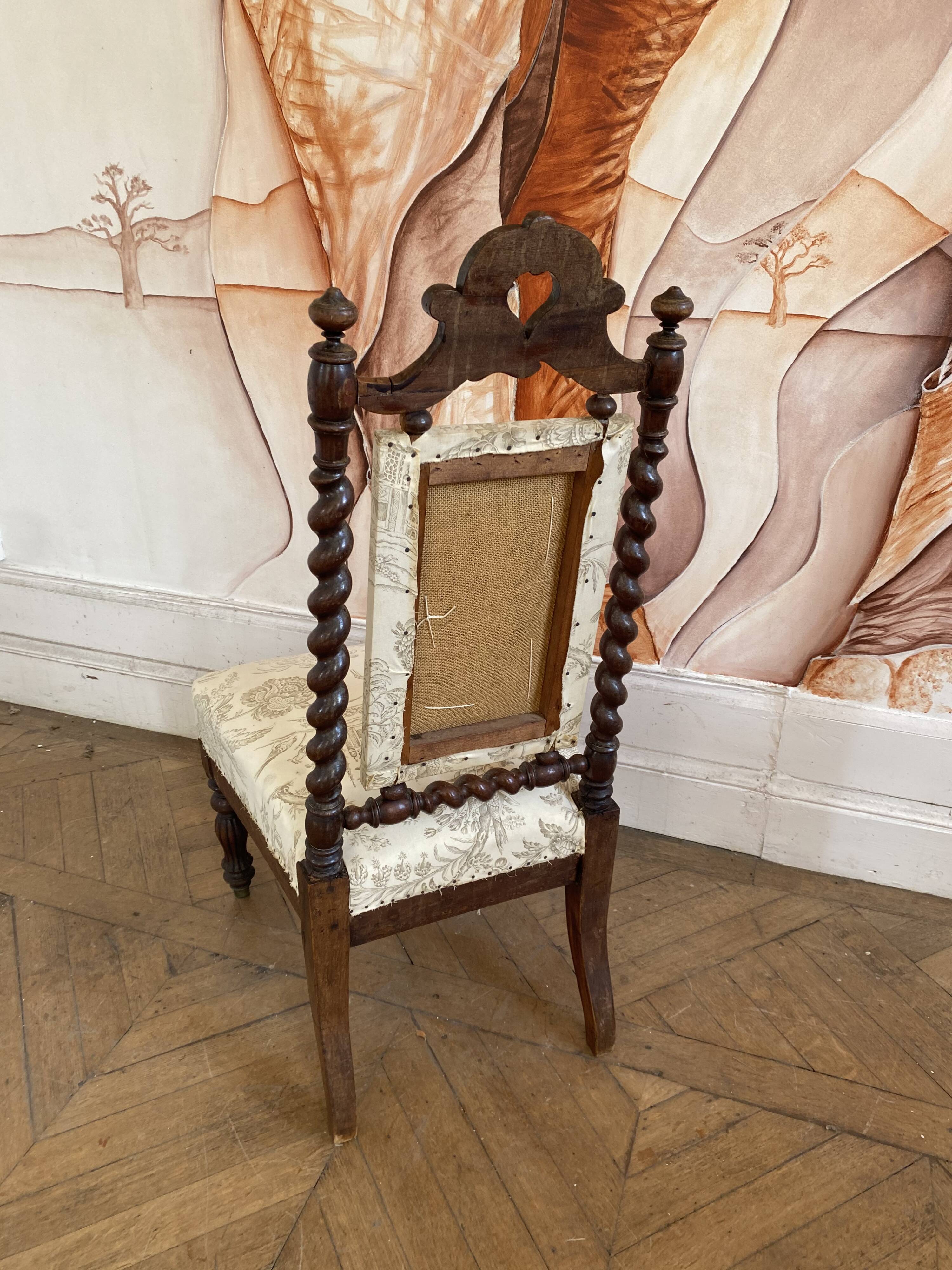 Napoleon 3 heating chair