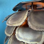 Mid Century Modern Brutalist Artichoke Pendent By Sven Åge Holm Sørens