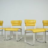 Rare vintage dining chairs in Finnish style by ILMARI LAPPALAINEN, 1960s