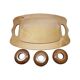 Vintage Cup Holders With Tray, 1970s