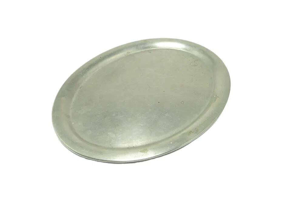 AAV Restaurant Tray, Minimalism, Silver Plated Alpaca, Poland, 1920s