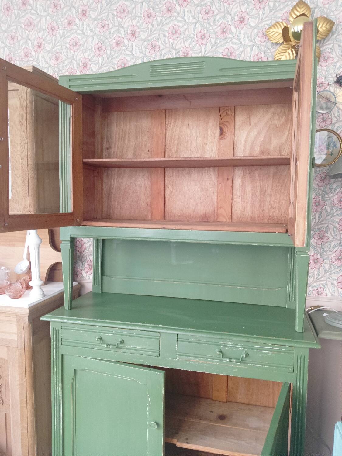 2-body china cabinet sideboard