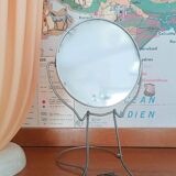 vintage barber mirror