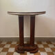 Art Deco wooden pedestal table