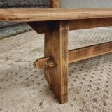Old wooden bench side table 26 x 230 cm