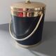 Ice bucket ice cubes decoration imitation black metal gold vintage