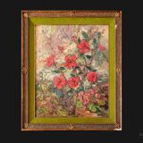 <hibiscus rosa-sinensis>,carlo aimetti (bisuschio, 1901-1980)