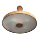 Hanging chandelier, birch root veneer