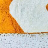 Handmade pure wool Beni Ouraine rug, size 250 x 250 cm