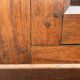Two-body oak sideboard, circa 1890 — antique glasses and assembly