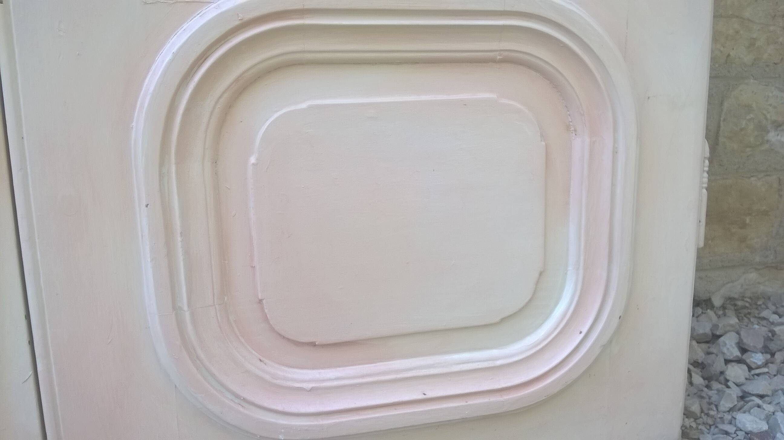 Set of large double doors for old molded cupboards