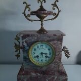 Garniture de cheminée pendule et candélabres Napoléon III