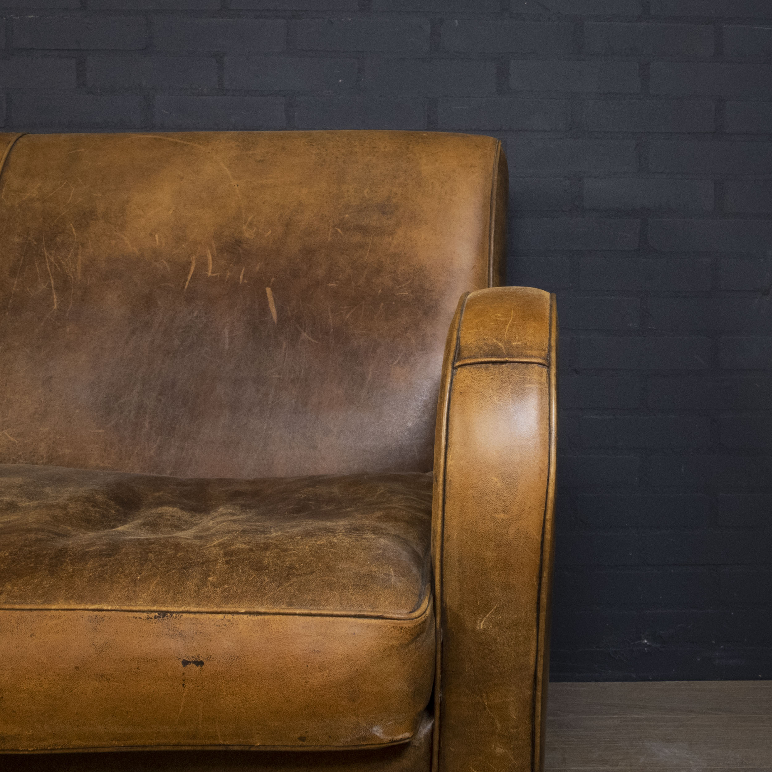 Art Deco Sofa Dutch Sheepskin